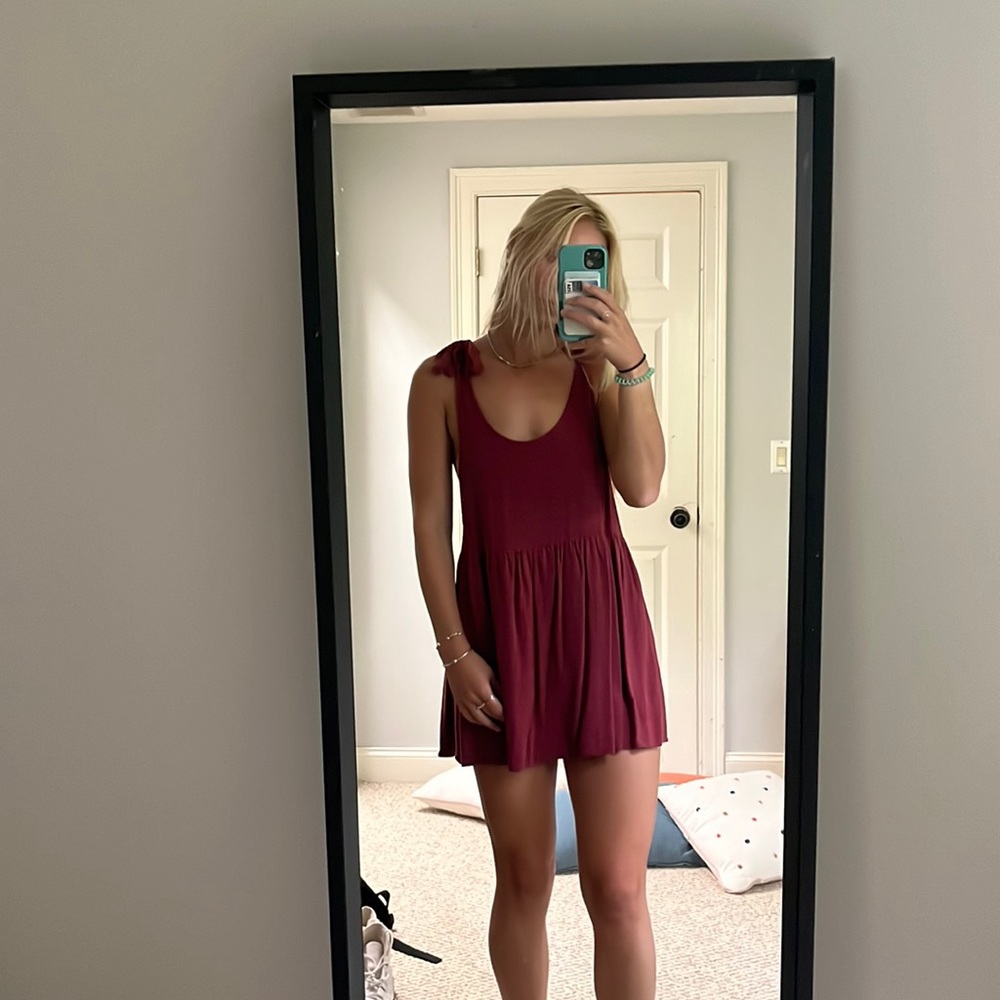 Tie Shoulder Dress